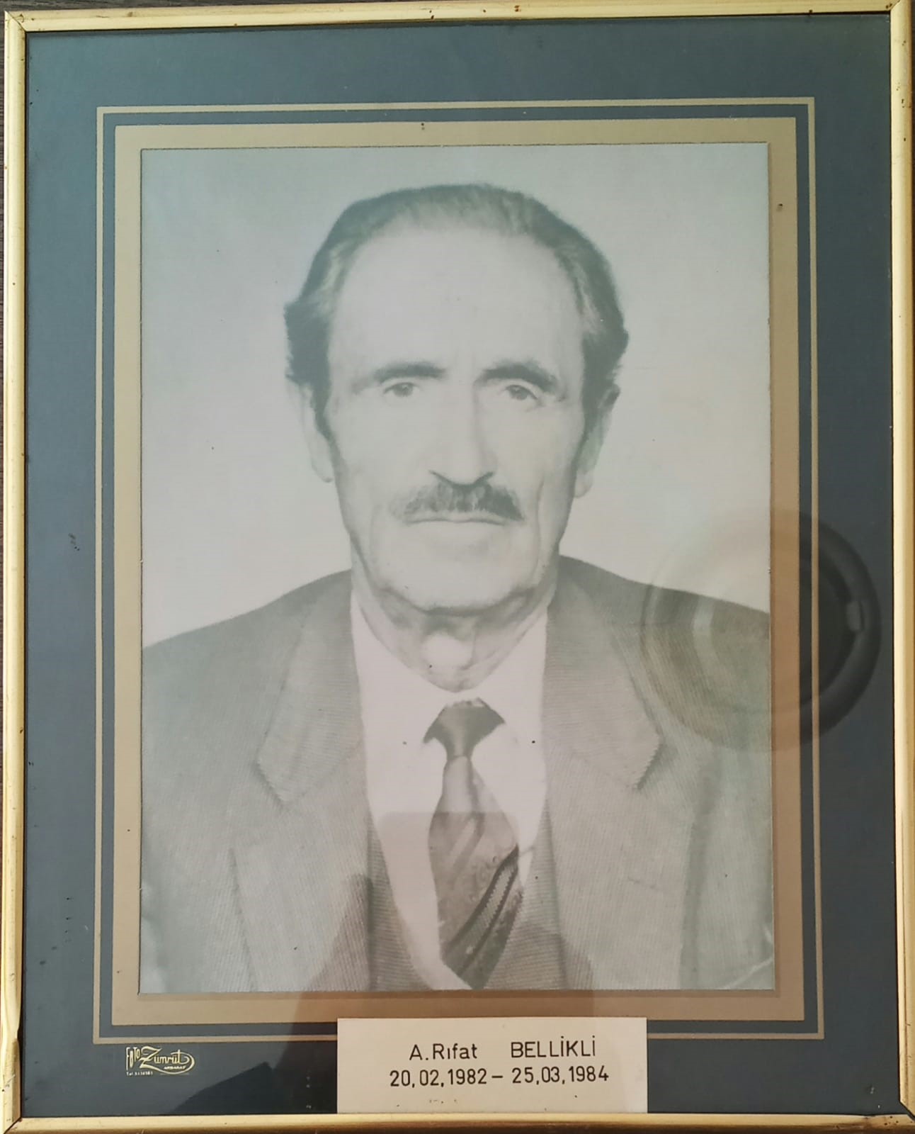 A. Rıfat BELLİKLİ (20.02.1982 — 25.03.1984)